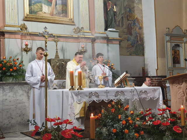  Msza dziękczynna za posługę ks. Proboszcza Tadeusza 