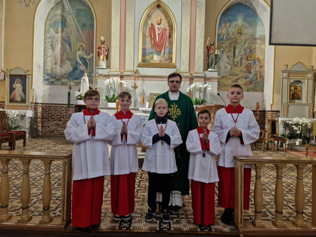  Błogosławieństwo nowych członków Służby Liturgicznej 