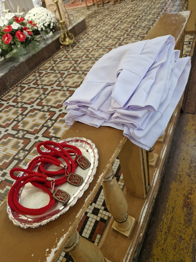 Błogosławieństwo nowych kandydatów na ministrantów