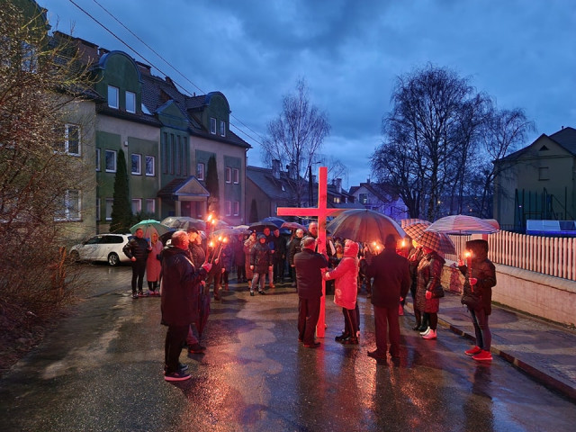 Droga krzyżowa ulicami Nidzicy 