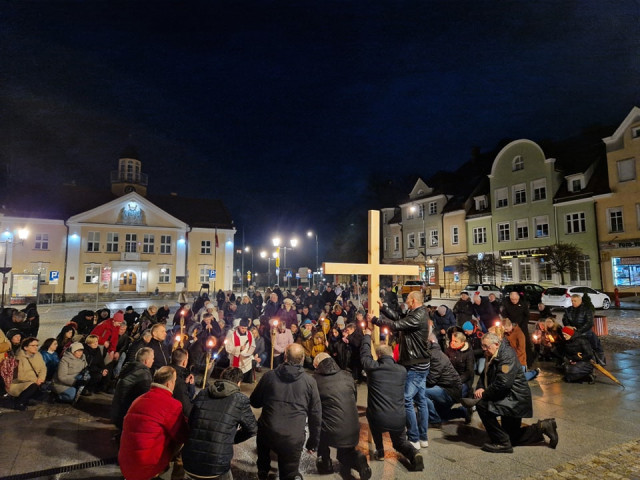 Droga krzyżowa ulicami Nidzicy