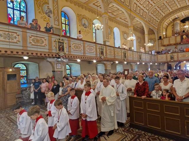  Msza święta dziękczynna za posługę ks. Mateusza Spakowskiego 