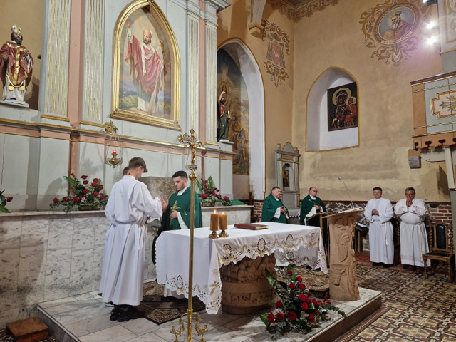  Msza święta dziękczynna za posługę ks. Mateusza Spakowskiego 