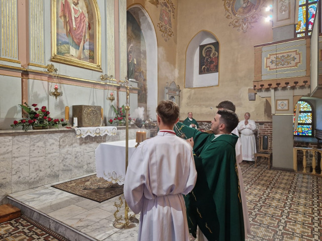  Msza święta dziękczynna za posługę ks. Mateusza Spakowskiego 