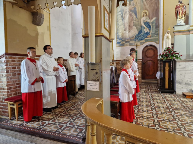  Msza święta dziękczynna za posługę ks. Mateusza Spakowskiego 