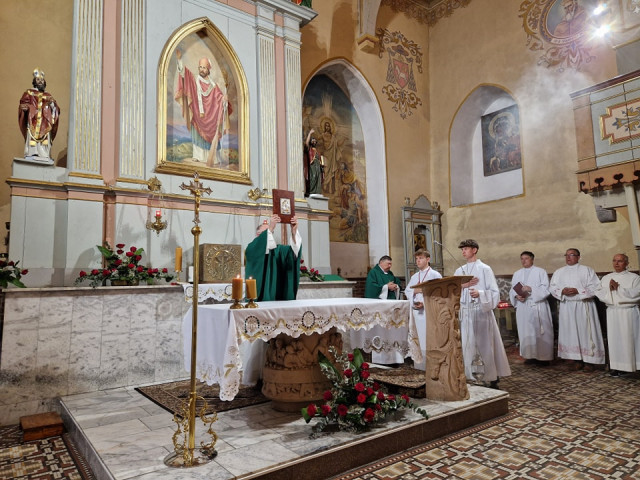  Msza święta dziękczynna za posługę ks. Mateusza Spakowskiego 