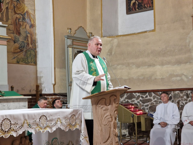  Msza święta dziękczynna za posługę ks. Mateusza Spakowskiego 