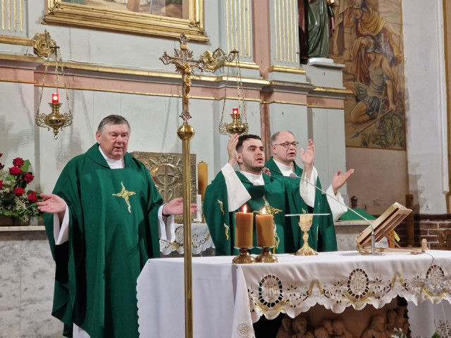  Msza święta dziękczynna za posługę ks. Mateusza Spakowskiego 