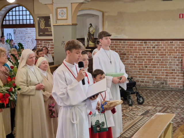  Msza święta dziękczynna za posługę ks. Mateusza Spakowskiego 