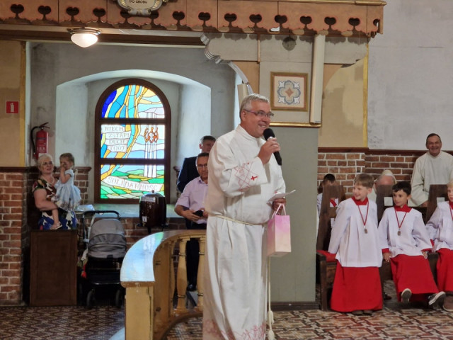  Msza święta dziękczynna za posługę ks. Mateusza Spakowskiego 