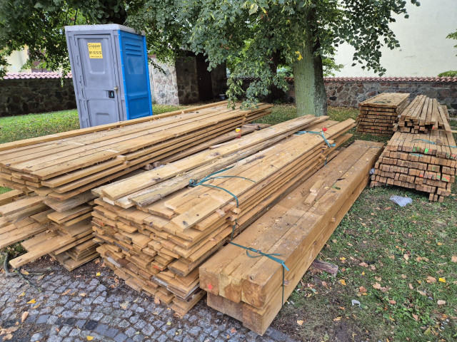  Remont dachu kościoła 