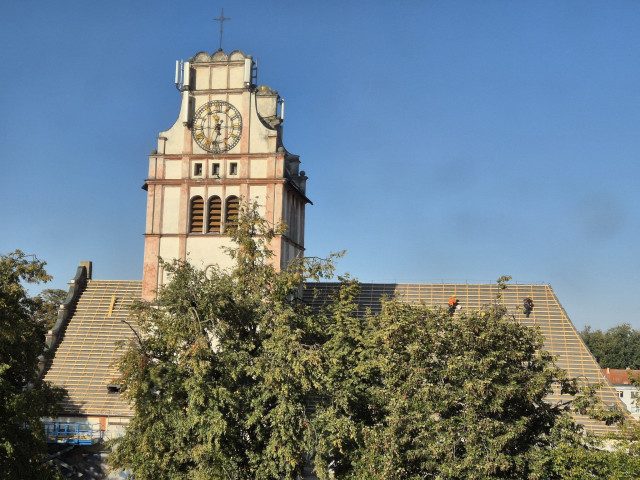  Remont dachu kościoła 