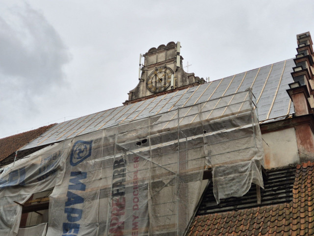  Remont dachu kościoła 