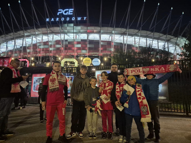 Wyjazd Służby Liturgicznej Ołtarza na mecz Polska - Chorwacja
