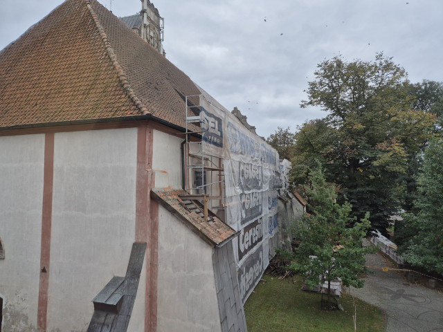  Remont dachu kościoła 