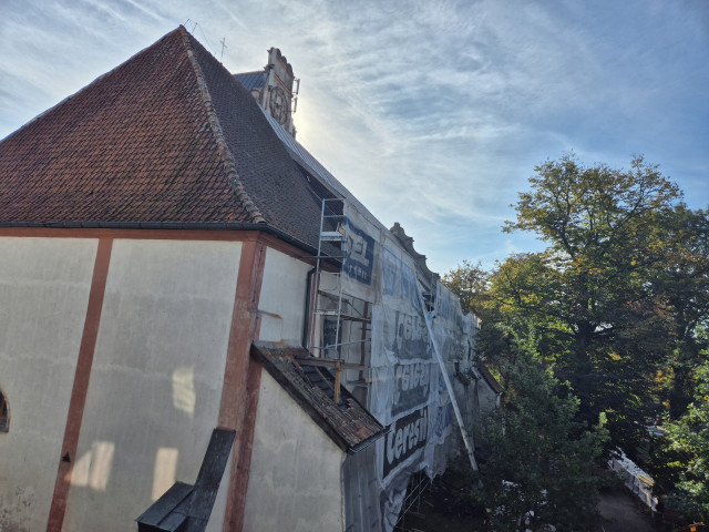  Remont dachu kościoła 