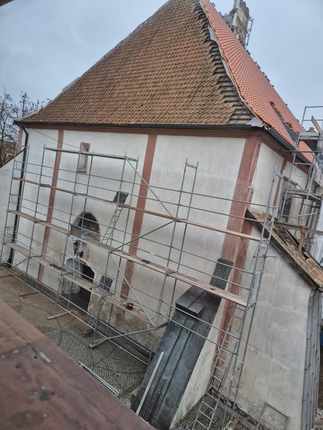  Remont dachu kościoła 