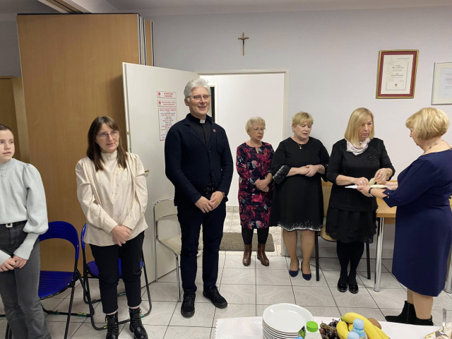  Opłatek w Stacji Opieki "CARITAS" 