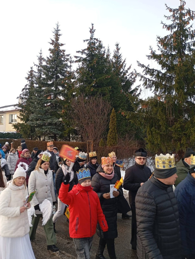  Nidzicki Orszak Trzech Króli w parafii Miłosierdzia Bożego w Nidzicy 