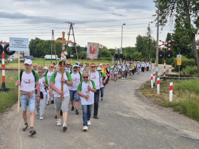  IV Nidzicka Piesza Pielgrzymka do Gietrzwałdu - "Pielgrzymi nadziei" 