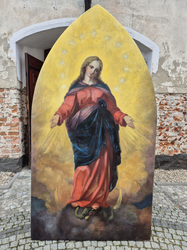  Obraz NMP Niepokalanej po renowacji (wrzesień 2025) / fot. xMP 