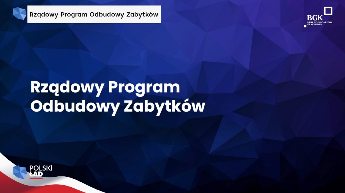 Rządowy Program Odbudowy Zabytków