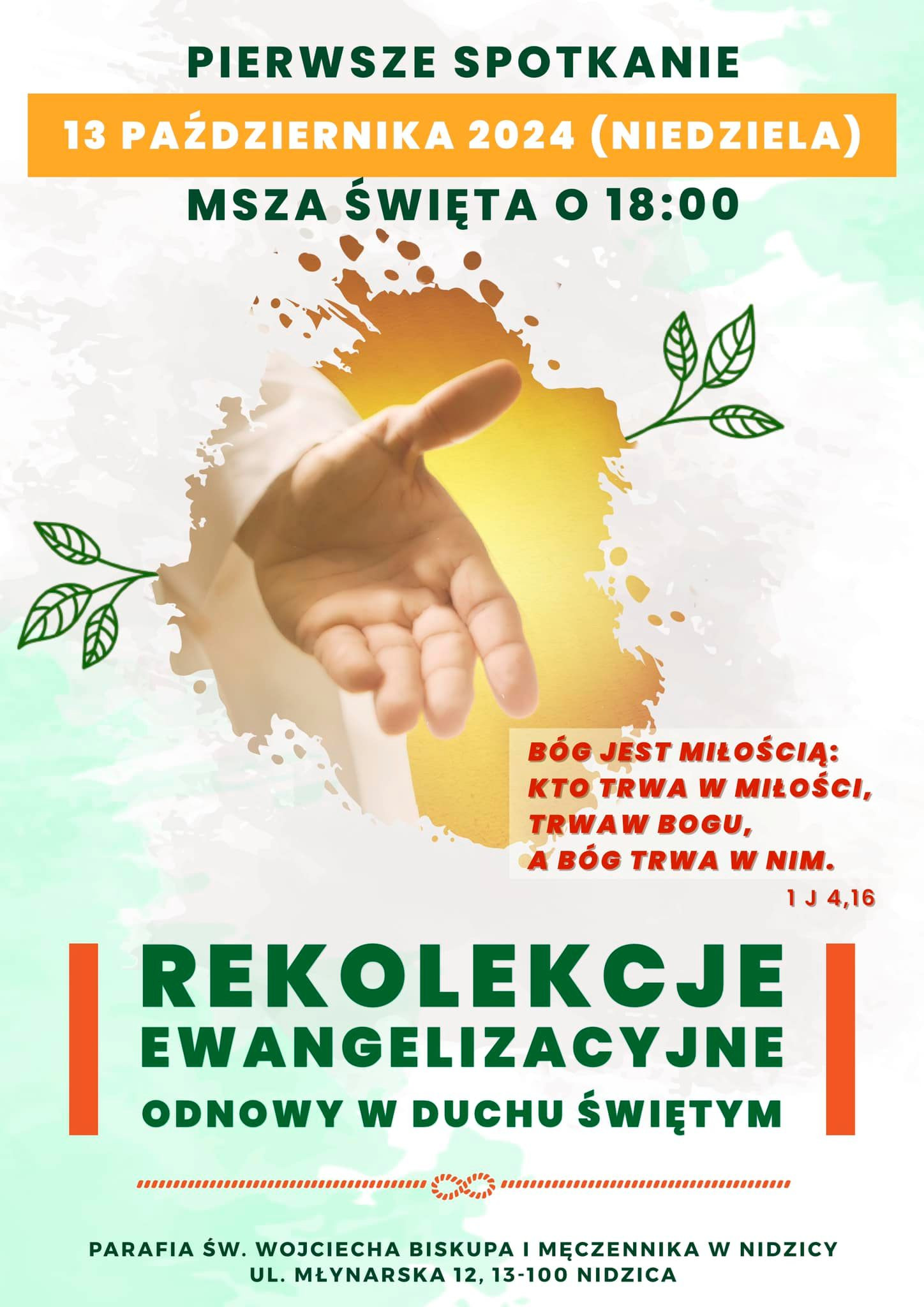 Rekolekcje Ewangelizacyjne Odnowy życia w Duchu Świętym (REO)