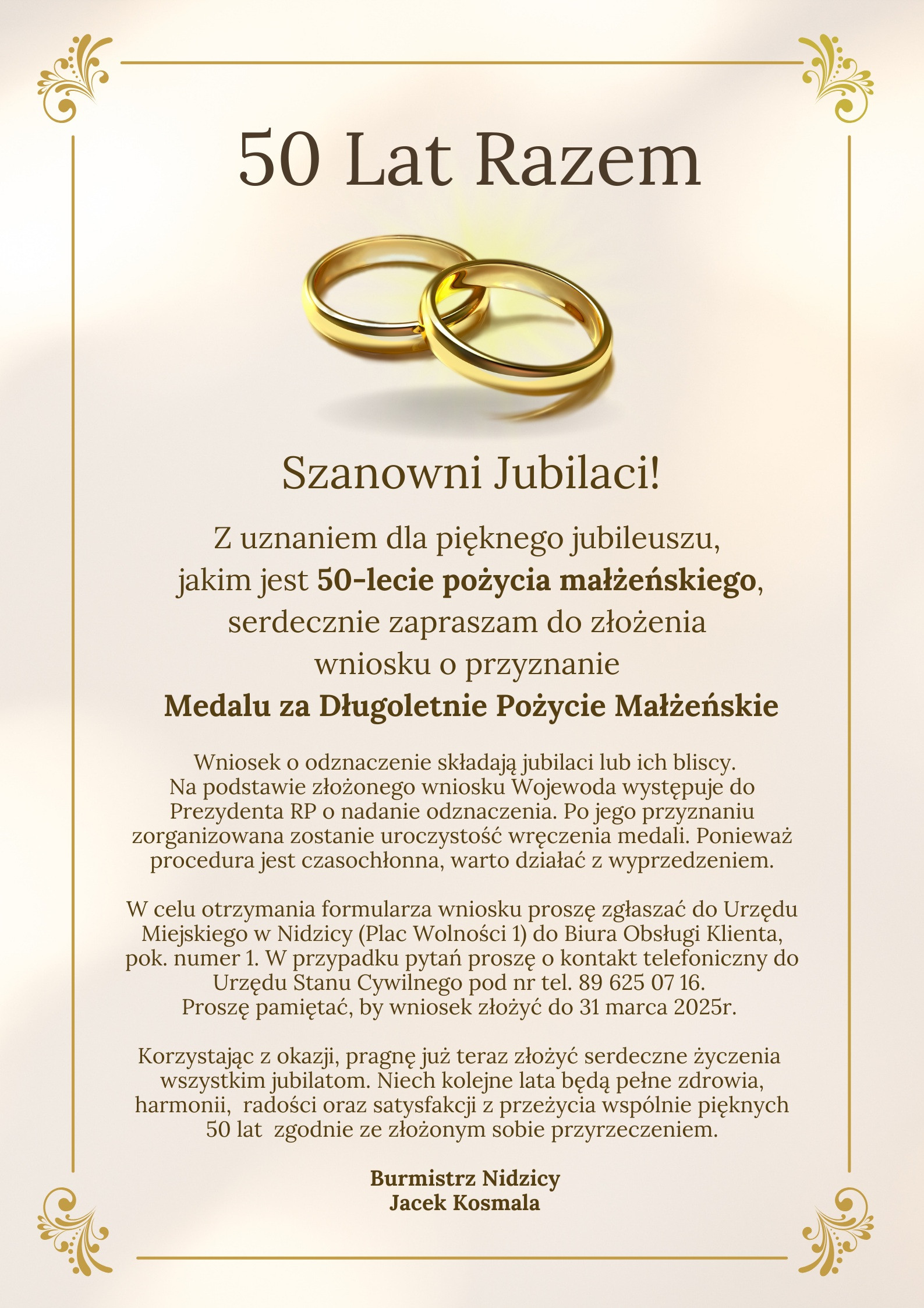 Medal za Długoletnie Pożycie Małżeńskie
