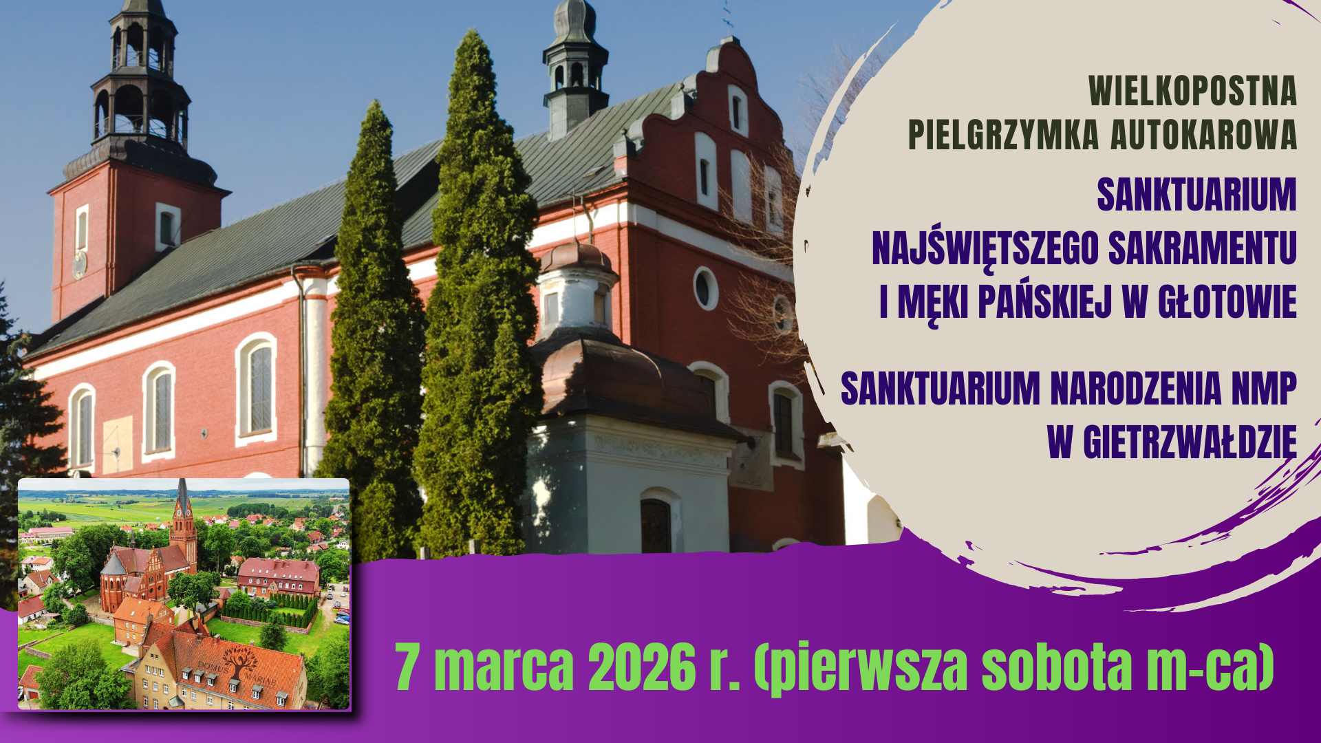 Pielgrzymka autokarowa do Głotowa i Gietrzwałdu